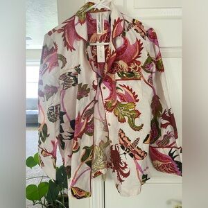 NWT Anthropologie Pajama Top